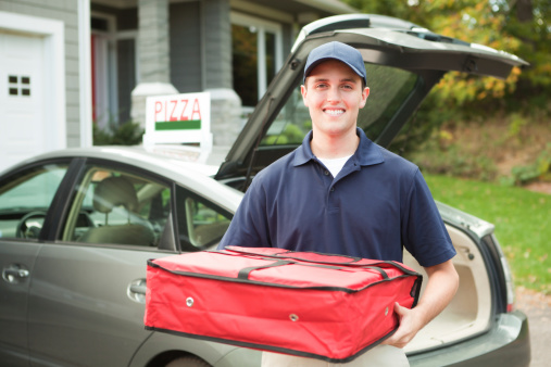 image of pizza delivery guy